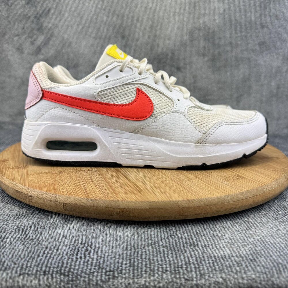 Nike Air Max SC Shoes Womens Size 7.5 White Pink Red Sneakers FZ3623-100